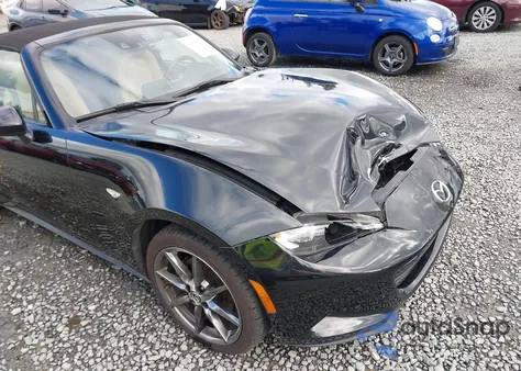 2016 Mazda Mx-5 Miata Grand Touring из США, поврежденный, VIN JM1NDAD76G0103537